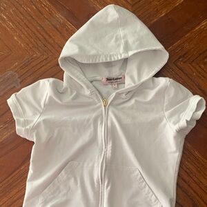 Juicy Couture Kids Cream Short Sleeve Hoodie